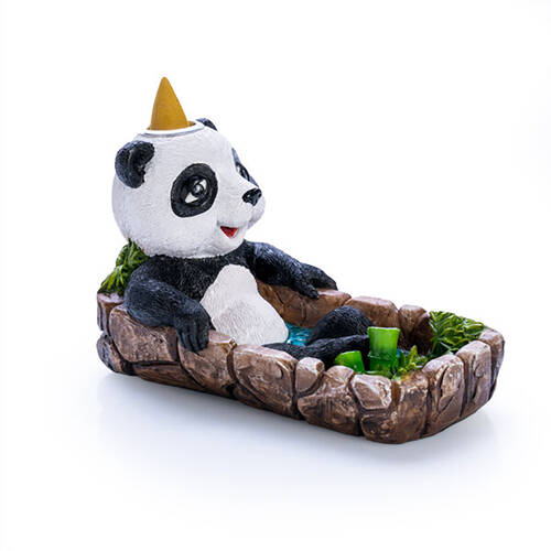 Panda Kingdom Cone Incense Burner/Backflow Stand Holder
