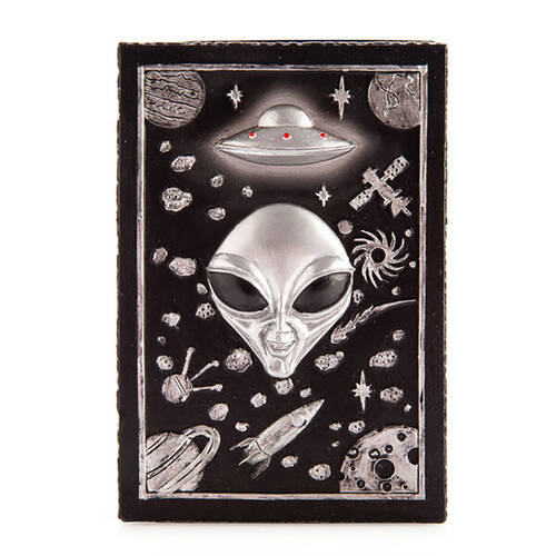 Alien Tarot Box Jewellery Trinket Storage Home Decor 14.3x5.5cm
