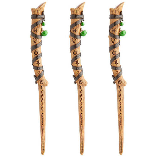 3PK Mystical Worlds Astrological Symbols Sorcerors Wand Cosplay Party Accessory