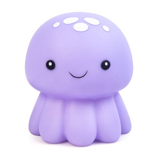 Smooshos Pal Table Lamp Children Night Light Bedroom Decor Purple Jellyfish