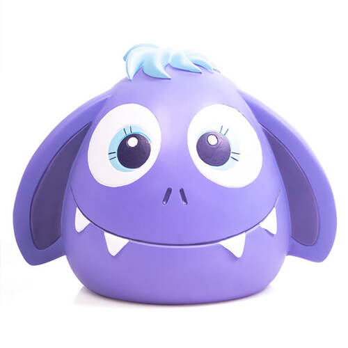 Monsterlings Smooshos Pal Table Lamp Kids Room Decor Purple Monster Scout