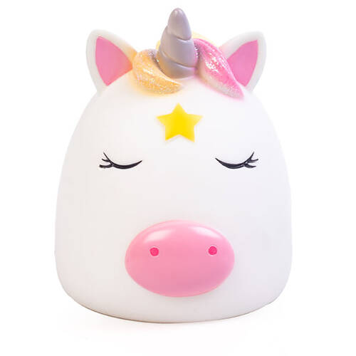 Smooshos Pal Table Lamp Children Night Light Bedroom Decor White Unicorn