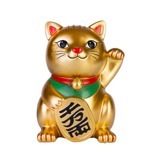 MDI Table Lamp Night Light Bedroom Decor Kids/Children Lucky Kitty Gold