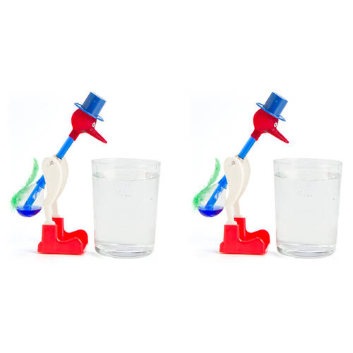 2PK MDI Duncan the Scientific Wonder Drinking Bird 4.8x16.9cm