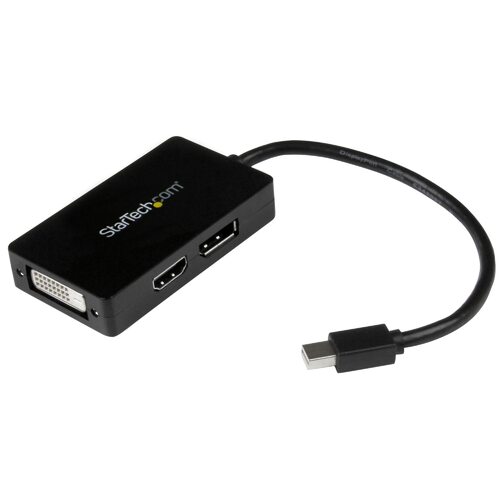 Star Tech Mini DisplayPort to DisplayPort DVI or HDMI Multifunction Adapter
