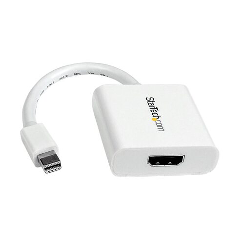 Star Tech Mini DisplayPort® to HDMI® Video Adapter Converter - White