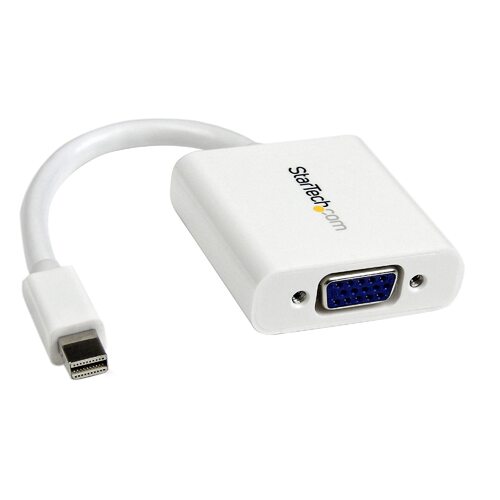 Star Tech Mini DisplayPort to VGA Video Adapter - White