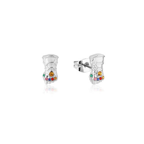 Couture Kingdom Marvel Infinity Gauntlet Stud Earrings 12mm - Silver