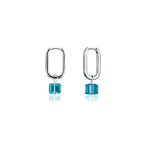Couture Kingdom Marvel Tesseract Earrings 3.5cm - Silver