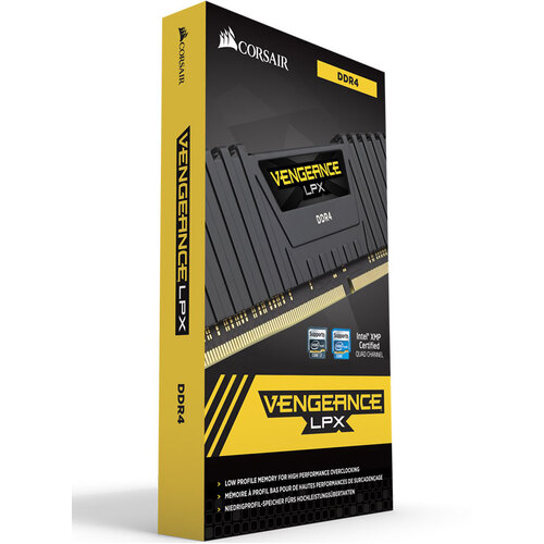 Corsair Vengeance LPX 2x8GB 16GB DDR4 2666MHz C16 RAM f/ AMD Ryzen PC - Black