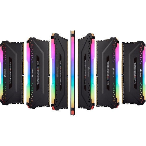 Corsair Vengeance RGB PRO 2x8GB 16GB DDR4 RAM C15 for Gaming PC - Black