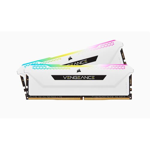 Corsair Vengeance RGB PRO SL 2x16GB 32GB DDR4 C16 f/Gaming PC - White