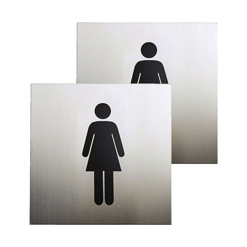 2PK Sandleford Female Sign 100 x 100 x 0.6mm