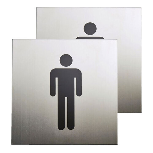 2PK Sandleford Male Sign 100 x 100 x 0.6mm