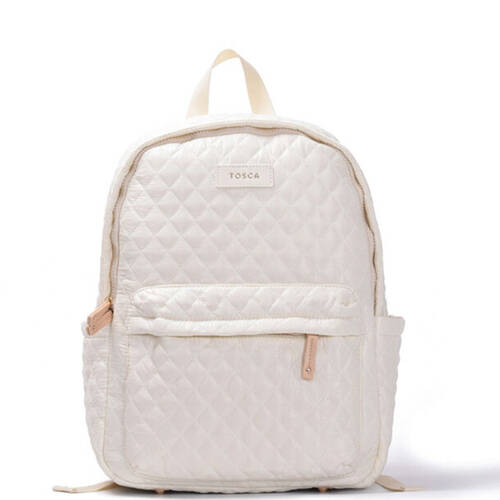 Tosca Metro Quilted Oxford Travel 15" Laptop Backpack Mushroom