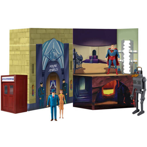  Superman The Animated Series 5 Points Action Figure Deluxe Box Set