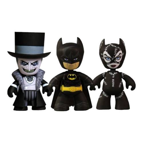 3pc Batman Returns 2" Mez-itz Kids Figure Collectable Toy