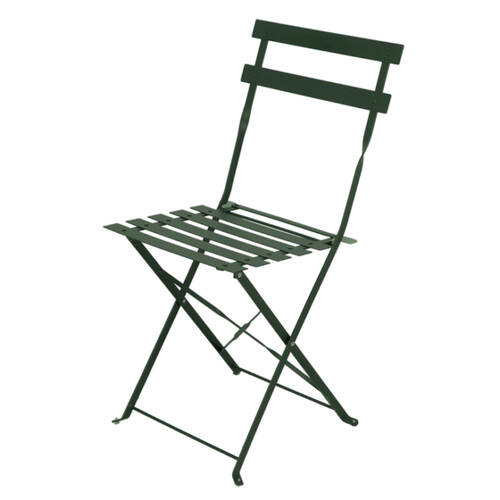 Esschert Design Green Bistro Folding Chair Garden Outdoor Furniture 40.7cm