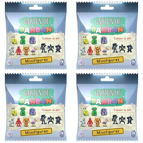 4PK Garten Of Banban Mystery Gaming Minifigures S1 - Assorted Kids 6y+