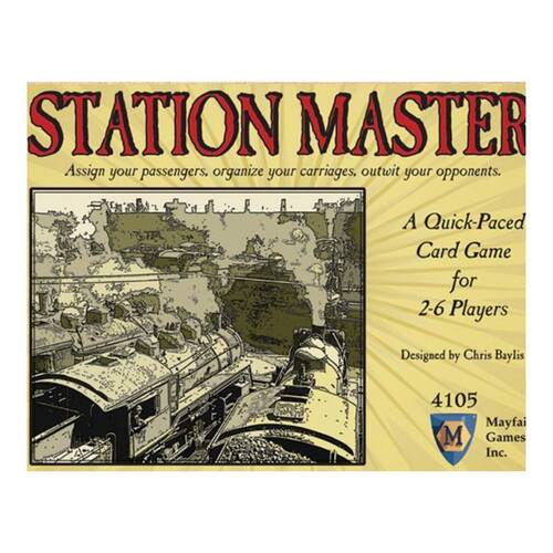 Station Master Kids Play Train-Themed Card Game 8y+