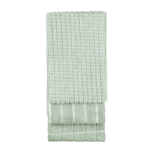 3pc Bambury 80x50cm Microfibre Kitchen/Tea Towel Set - Sage