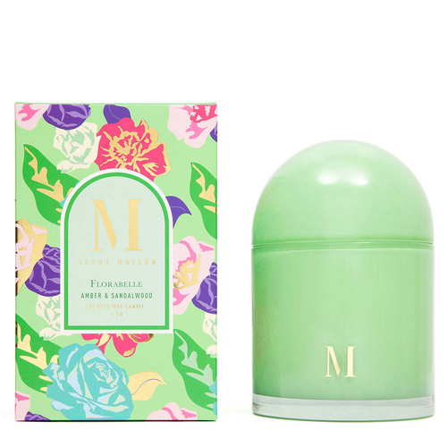 Scent Maison Florabelle 1000g Scented Wax Candle - Amber Sandalwood