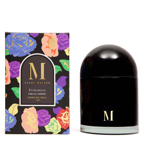 Scent Maison Florabelle 1000g Scented Wax Candle - Vanilla Caramel