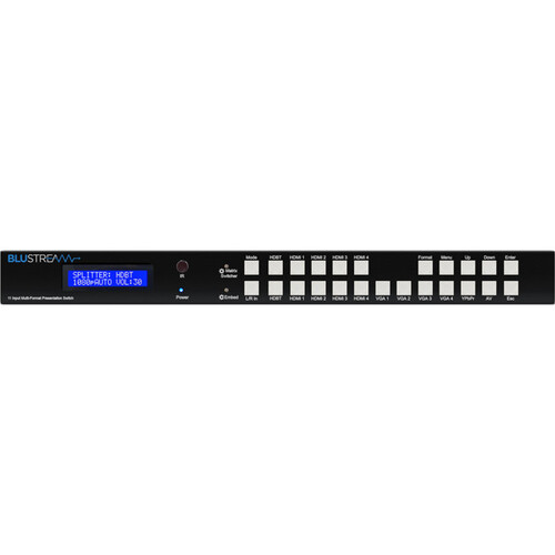 11-IN 2-OUT MULTI FORMAT PRESENTATION SWITCH  BLUSTREAM