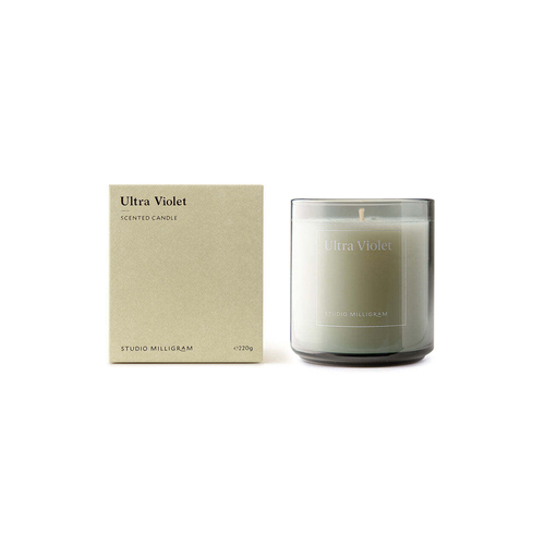 Studio Milligram Sensory 220g Scented Candle Ultra Violet