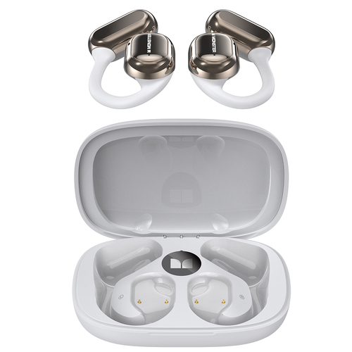 Monster Open Free AC100 Wireless Open Ear Headphones White