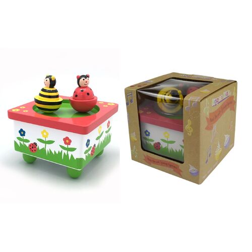 Kaper Kidz Dancing Magnetic Music Box Bee & Ladybird