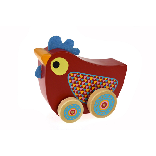 Koala Dream Chicken Wind N Walk Music Box Toddler Toy 18m+