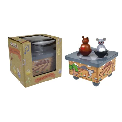 Kaper Kidz Dancing Magnetic Music Box Koala & Kangaroo