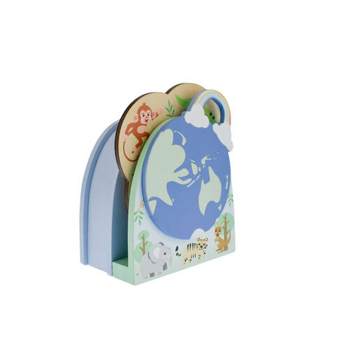 Koala Dream Wooden Wild Buddies Spin Along Music Box Kids Musical Toy 3y+