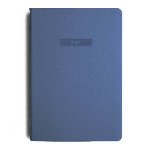 MiGoals 2024 Diary A5 Weekly Notes Soft Cover - Blue