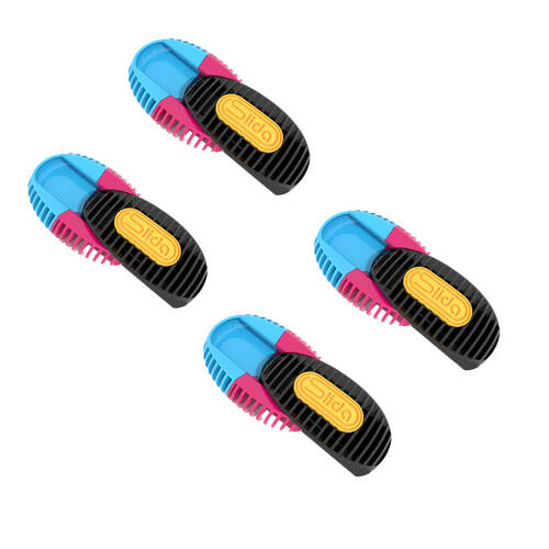 4x 3pc Slida Mini Click Blister 3D Sequential Interlocking Puzzle for Kids 6Y+