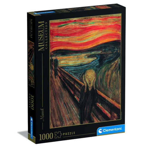 1000pc Clementoni Museum Collection Munch The Scream Puzzle