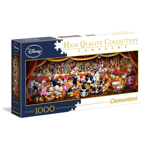 1000pc Clementoni High Quality Collection Panorama Disney Orchestra Puzzle