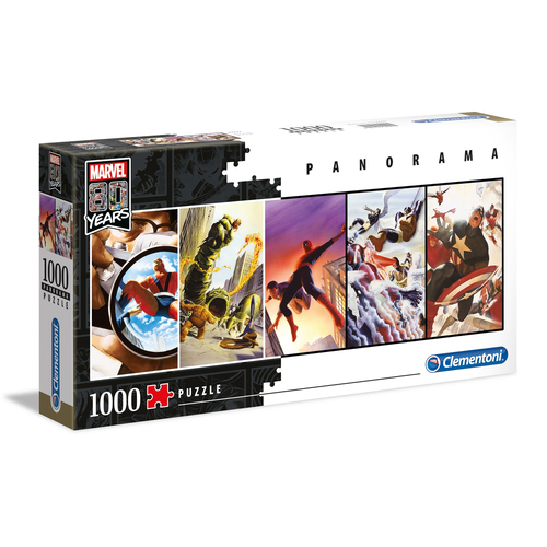 1000pc Clementoni High Quality Collection Panorama Marvel 80th Anniversary Puzzle