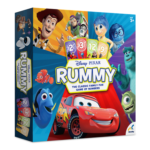 Disney Pixar Rummy Number Game 3+