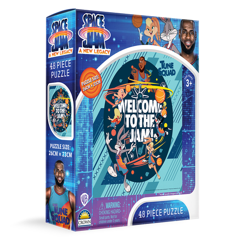 48pc Space Jam Boxed Puzzle Assorted