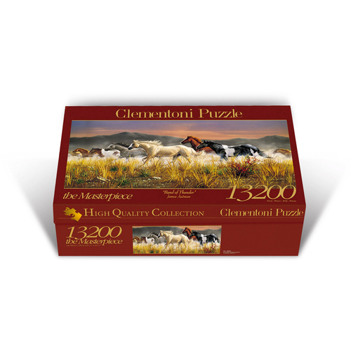13200pc Clementoni 292x135cm Puzzle Jigsaw Band Of Thunder Kids Game 8+
