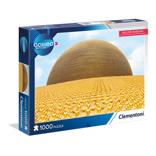 1000pc Clementoni 69x50cm Puzzle Jigsaw Million Buddhas Kids Game Toy 8+
