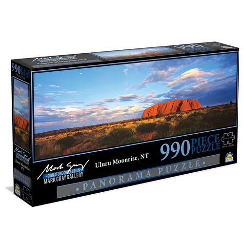990pc Mark Gray Panoramic Jigsaw Puzzle 99x33cm Kids Game 8+