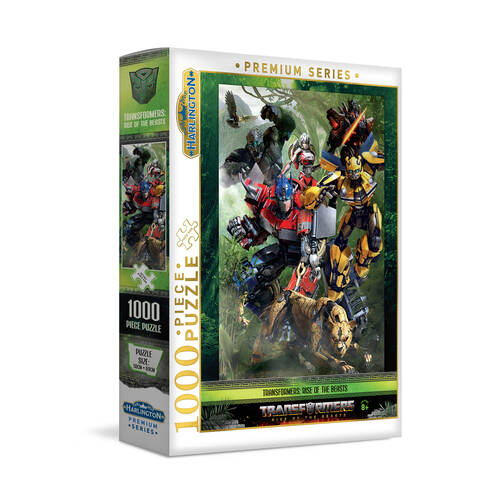 1000pc Harlington Transformers Rise of the Beast Jigsaw Puzzle Kids 8y+