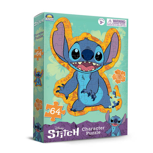46pc Stitch Character Jigsaw Puzzle 38x28cm Kids 3y+
