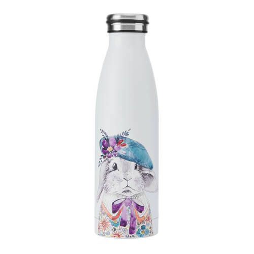 Mikasa x Tipperley Hill Rabbit Themed Sleeved Insulated Water Bottle 500mL