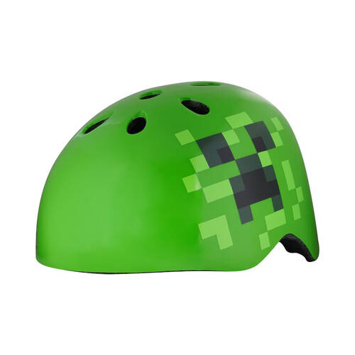 Minecraft Mojang Multi-Sport Helmet for Biking Scooting Skating 6y+ Green