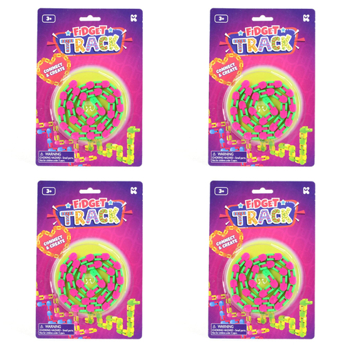 4PK Pocket Money Fun Fidget Track Kids/Children Toy 3y+