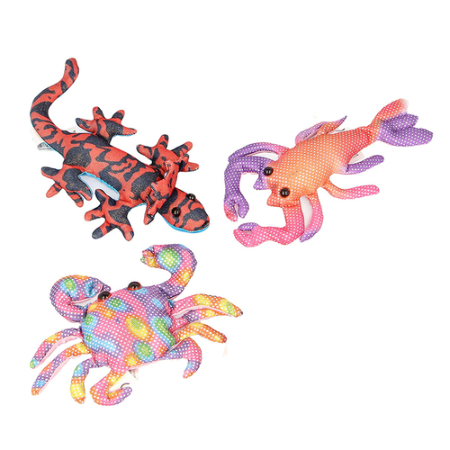 3PK Sand Filled Assorted Small Animals 10cm